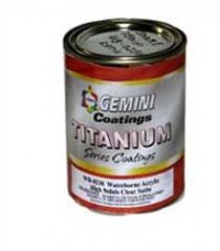 Titanium Water based acrylic/urethane coating, S/G